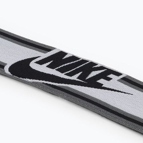Bentiță elastică pentru bărbați Nike Elastic Headband alb și gri N1003550-147