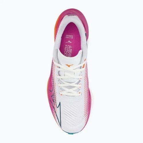 Mizuno Wave Rebellion Pro pantofi de alergare alb și roz J1GD231721
