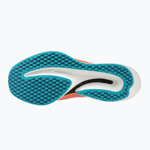 Mizuno Wave Rebellion Pro alb-portocaliu pantofi de alergare J1GC231701