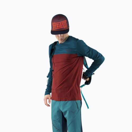 Tricou pentru bărbați DYNAFIT Traverse S-Tech pentru drumeții maro 08-0000071606