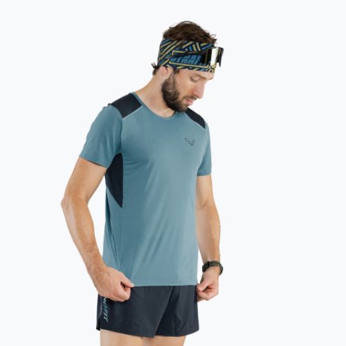 Tricou de alergare DYNAFIT Sky albastru deschis pentru bărbați 08-0000071649