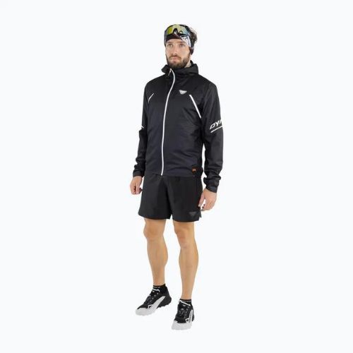 Jachetă de alergare pentru bărbați DYNAFIT Ultra 3L negru și alb 08-0000071754