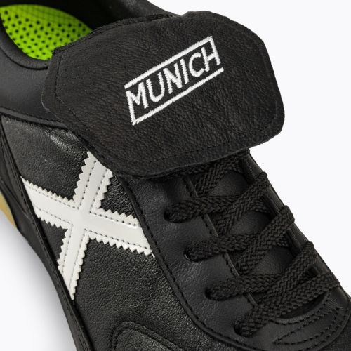 Cizme de fotbal MUNICH Turf Mundial negru/alb