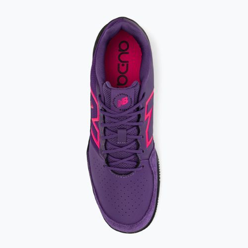 New Balance ghete de fotbal pentru bărbați Audazo V6 Command IN violet-negru SA2IPH6.D.075