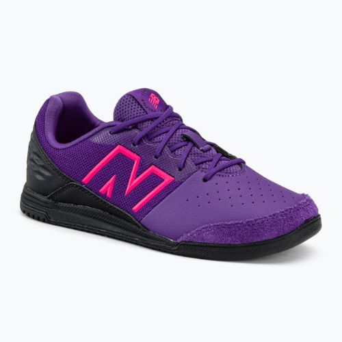 New Balance Audazo V6 Command IN ghete de fotbal pentru copii violet