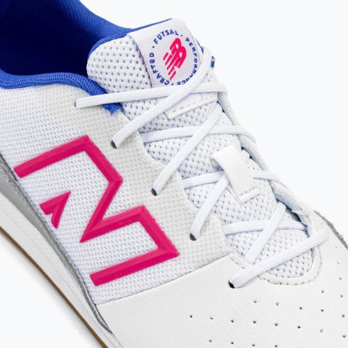 New Balance Audazo V6 Command IN ghete de fotbal pentru copii alb