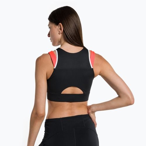 New Balance Shape Shield Crop sutien de alergare negru WB21110NDF