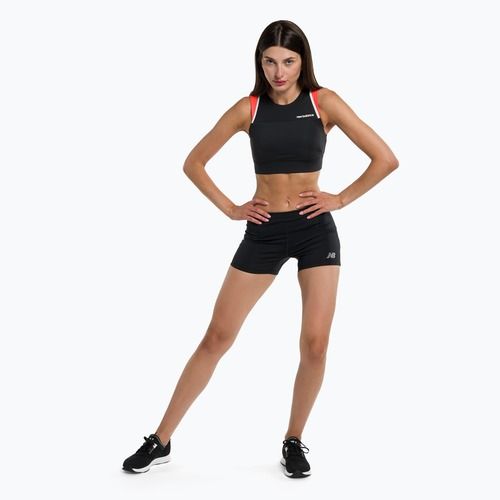 Pantaloni scurți de alergare New Balance Accelerate Pacer 3.5" pentru femei, negru WS31243BK