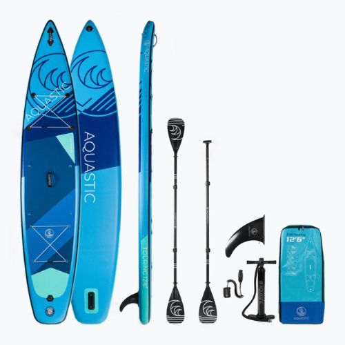 SUP AQUASTIC Touring board 12'6" albastru AQS-SUP005