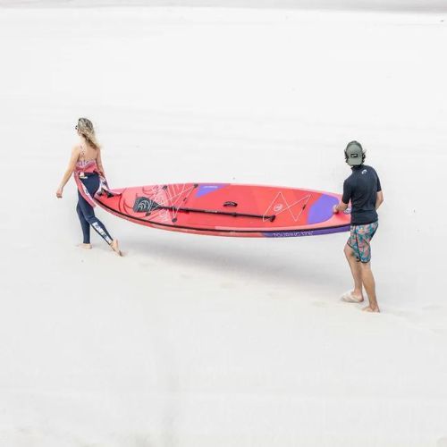 Placă SUP AQUASTIC Touring 12'6" roșie
