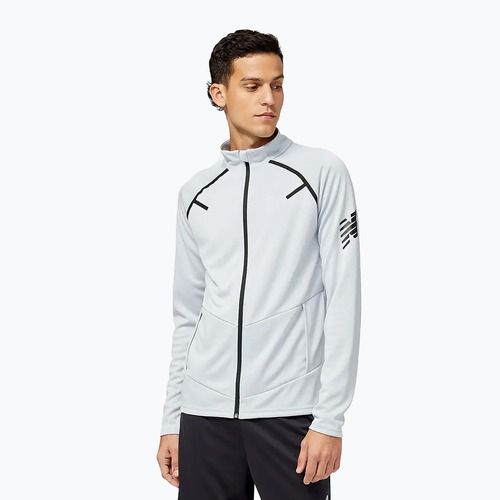 Tricou de trening pentru bărbați New Balance Tenacity Football Training Track alb MJ23090LAN
