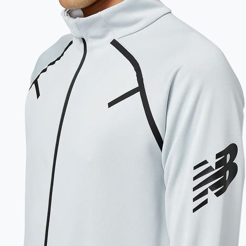 Tricou de trening pentru bărbați New Balance Tenacity Football Training Track alb MJ23090LAN