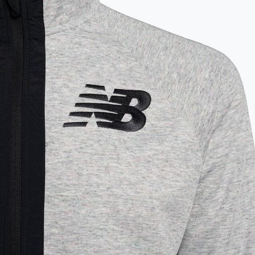 New Balance Uni-Ssentials Moments jachetă de antrenament gri UJ31053SXY