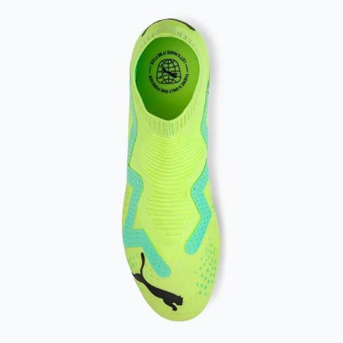 PUMA Future Match+ Ll FG/AG ghete de fotbal pentru bărbați verde 107176 03