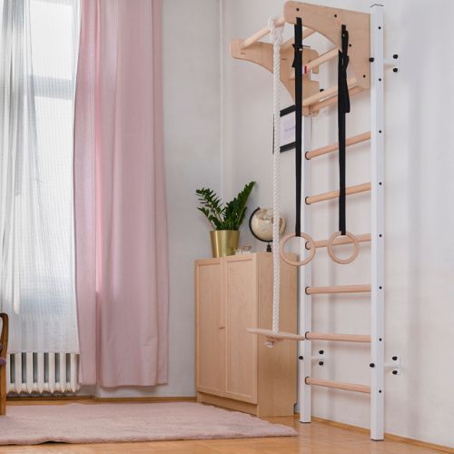 BenchK scara de gimnastică albă BK-211W+A204
