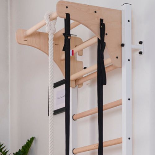 BenchK scara de gimnastică albă BK-211W+A204