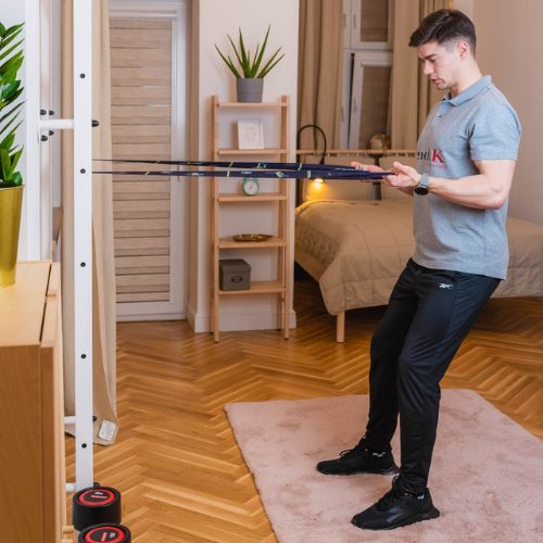 BenchK scara de gimnastică albă BK-700W