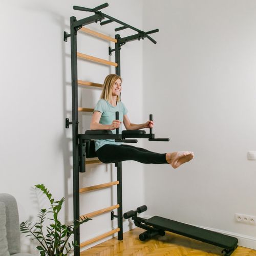 BenchK scara de gimnastică negru BK-722B