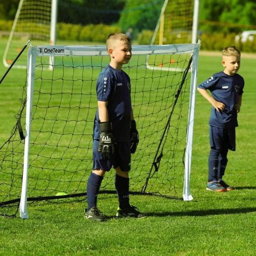 OneTeam Flex poartă de fotbal 180 x 120 cm alb OT-SNG1812