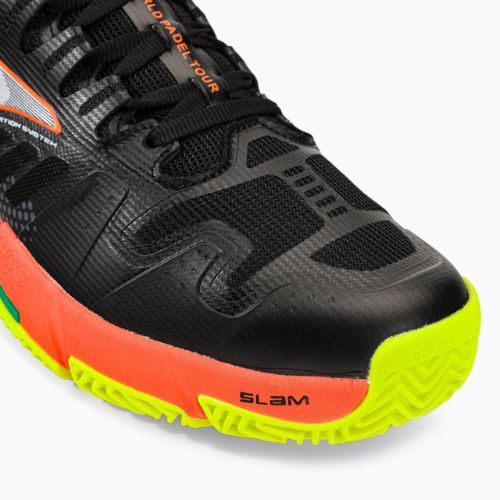Joma T.Slam 2201 pantofi de tenis pentru bărbați negru și portocaliu TSLAMW2201P