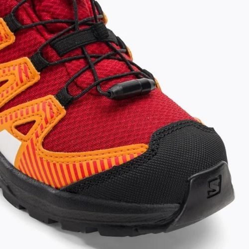 Pantofi de trekking pentru copii Salomon Xa Pro V8 CSWP roșu/negru/opărat pentru copii
