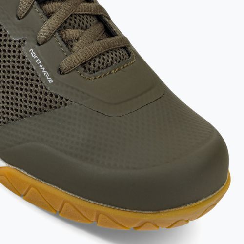 Northwave pantofi de ciclism pentru bărbați cu platformă Multicross verde 80223014