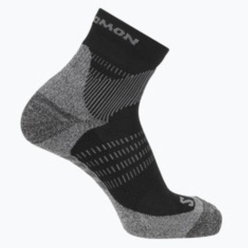 Salomon X Ultra Access Quarter șosete de trekking 2 perechi antracit/negru