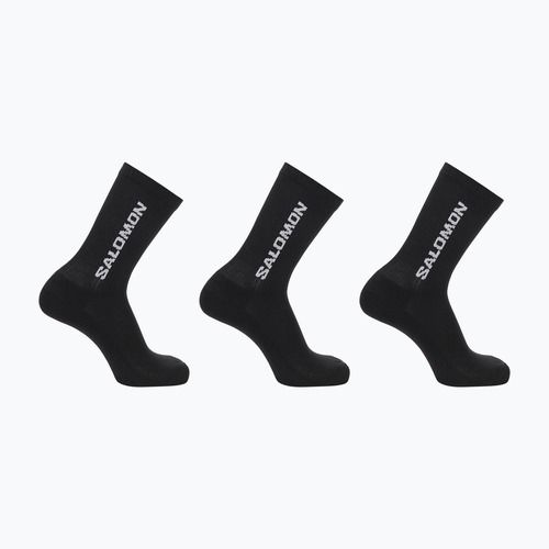 Salomon Everyday Crew 3 perechi de șosete de trekking negru/negru/negru
