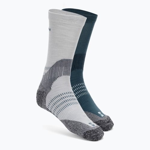 Salomon X Ultra Access Crew 2 perechi de șosete de trekking quarry/stargazer