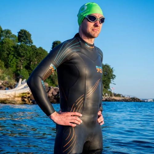 Costum de neopren pentru bărbați de triatlon BlueSeventy Reaction 2022 BL256 negru