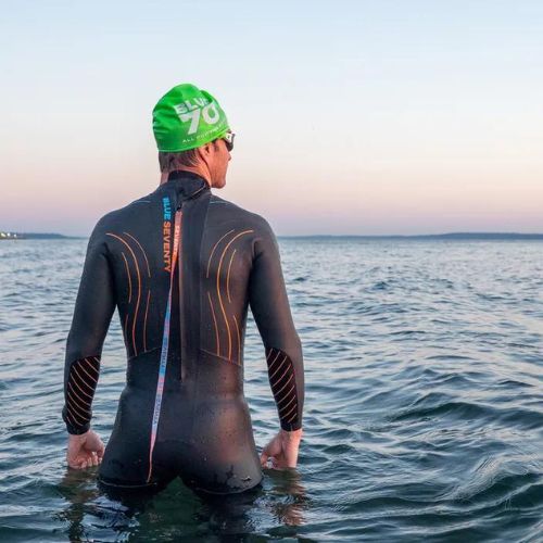 Costum de neopren pentru bărbați de triatlon BlueSeventy Reaction 2022 BL256 negru
