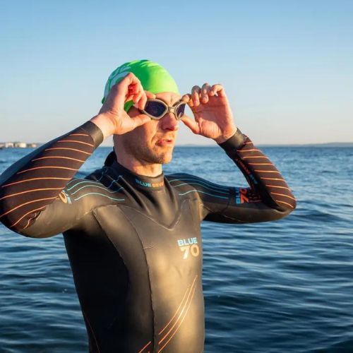 Costum de neopren pentru bărbați de triatlon BlueSeventy Reaction 2022 BL256 negru