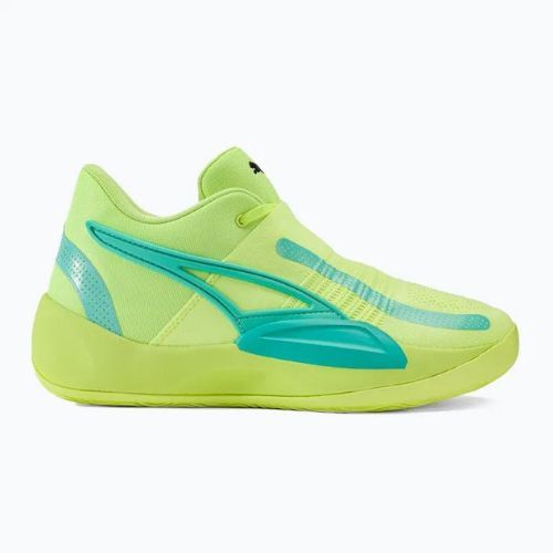 Pantofi de baschet pentru bărbați PUMA Rise Nitro fast yellow/electric peppermint