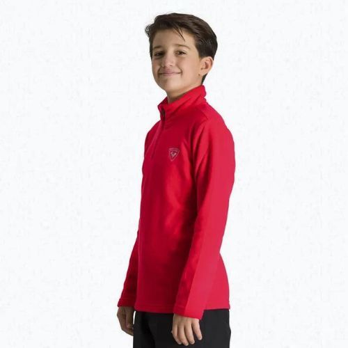 Rossignol Pulover de schi pentru copii 1/2 Zip Fleece portocaliu