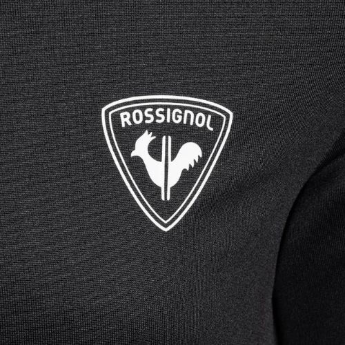 Rossignol Boy 1/2 Zip Warm Stretch pentru copii de schi pentru copii bluză de schi negru