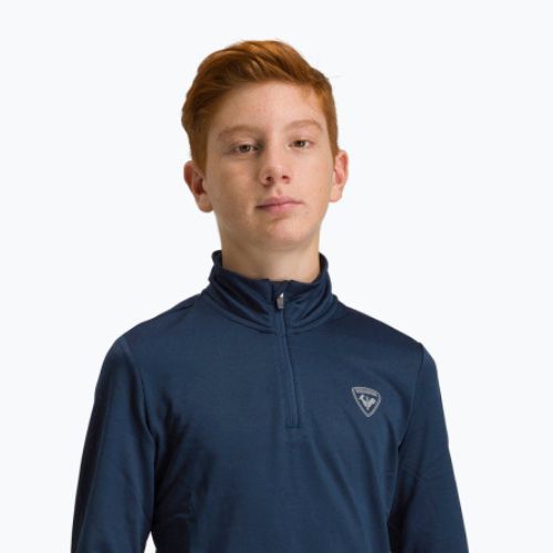 Rossignol Boy 1/2 Zip Warm Stretch pentru copii de schi pentru copii pulover de schi întuneric navy