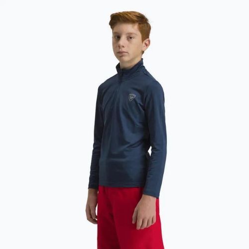 Rossignol Boy 1/2 Zip Warm Stretch pentru copii de schi pentru copii pulover de schi întuneric navy