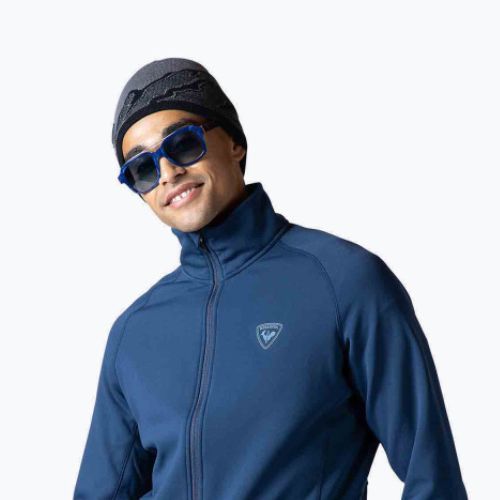 Bluză de schi Rossignol Classique Clim pentru bărbați, albastru închis