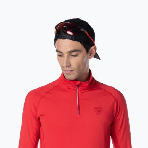 Bărbați Rossignol Classique Classique 1/2 Zip sport roșu termic pulover sport roșu