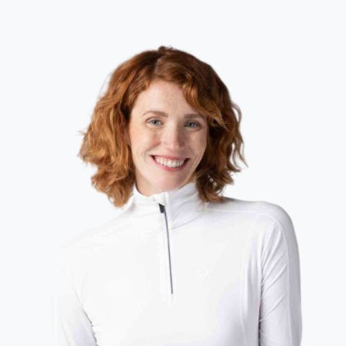 Bluză termică damă Rossignol Classique 1/2 Zip white