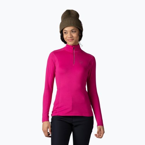 Bluză termică damă Rossignol Classique 1/2 Zip orchid pink