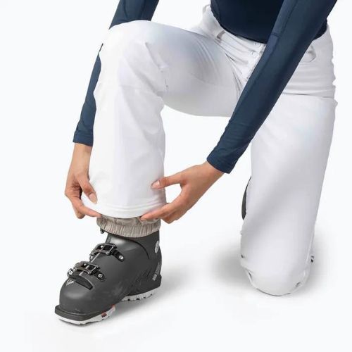 Pantaloni de schi Rossignol Ski Softshell pentru femei, alb