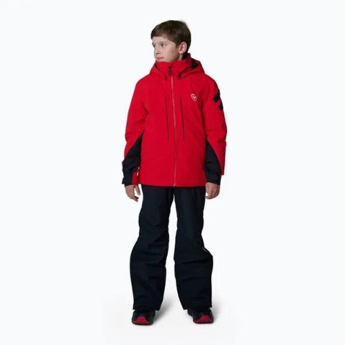 Rossignol Boy Ski sporturi de schi roșu pentru copii jachetă de schi pentru copii