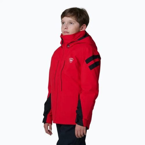 Rossignol Boy Ski sporturi de schi roșu pentru copii jachetă de schi pentru copii