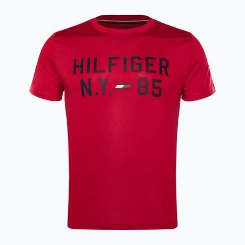 Tricou de antrenament Tommy Hilfiger Graphic roșu pentru bărbați