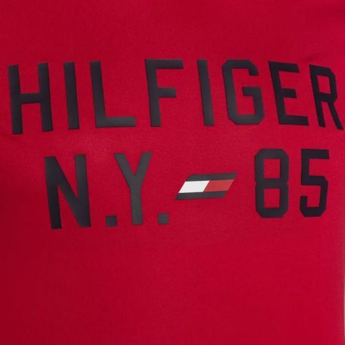 Tricou de antrenament Tommy Hilfiger Graphic roșu pentru bărbați