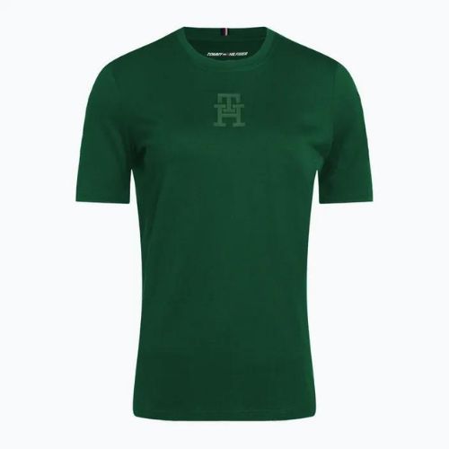 Tommy Hilfiger cămașă de antrenament pentru femei Regular Th Monogramă verde