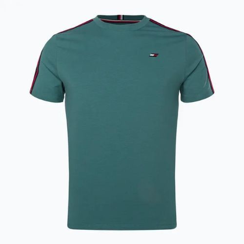 Tommy Hilfiger cămașă de antrenament pentru bărbați Textured Tape verde
