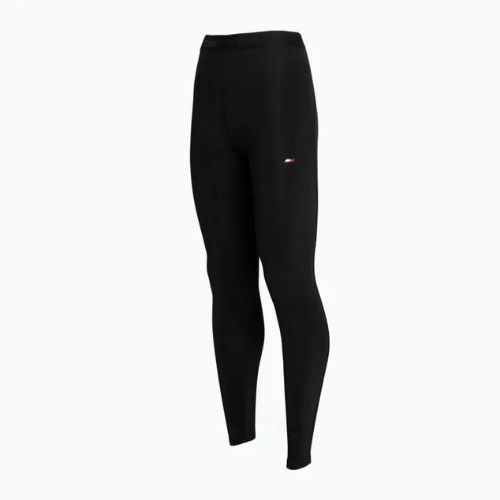 Jambiere de antrenament pentru femei Tommy Hilfiger Hw Branded Tape Full Length negru