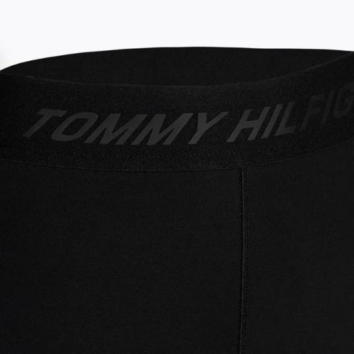 Jambiere de antrenament pentru femei Tommy Hilfiger Hw Branded Tape Full Length negru